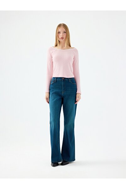 Loft Flare Slim Fit Women's Trousers