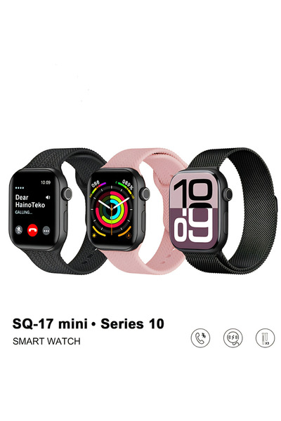 beemen Haino Teko Germany SQ-17 Mini Akıllı Saat 3 Kordon Arama Konuşma Bildi...