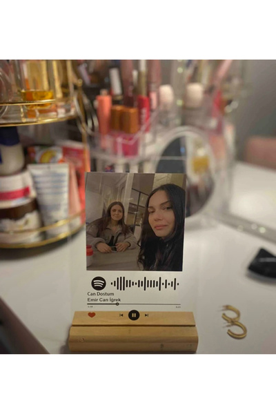 REF Kişiye Özel Pleksi Spotify Tablo | Fotoğraflı & QR Kodlu Müzik Tablosu | ...