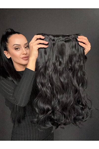 Suzan Peruk Isıya Dayanıklı Yarımay ÇıtÇıt Saç Ekstra Yoğun Videolu ürün