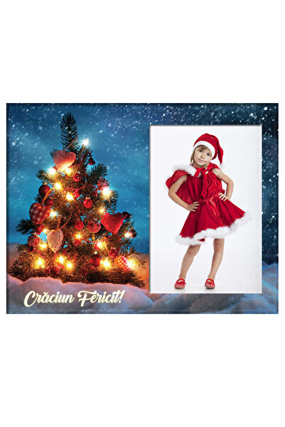 CrisPrint Rama foto cu text Crăciun fericit! Și loc pentru poză 10x15