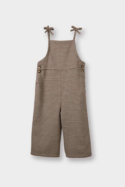 DeFacto Baby Girl Checkered Textured Jumpsuit G5315A525Wn