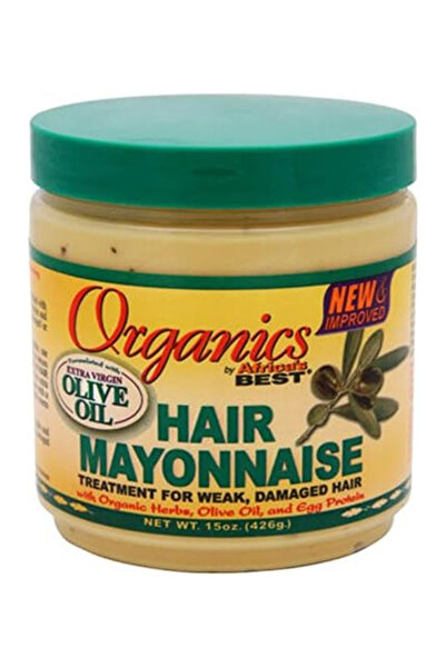 Africa's Best افريكاز بست برطمان مايونيز للشعر من اورجانيكس، 15 اونصة