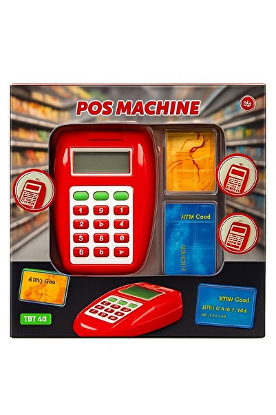 Luminoo ÇOCUKLARINIZ İÇİN OYUNCAK MARKET POS CİHAZI SETİ SESLİ