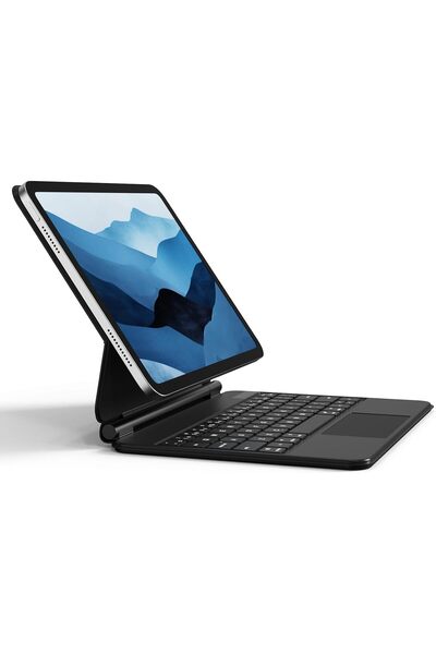 HYX حافظة لوحة مفاتيح سحرية لجهاز iPad الجيل العاشر مقاس 10.9 بوصة (2022)، أسود