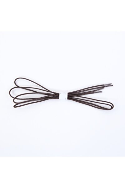 OEM Brown waxed round shoelace