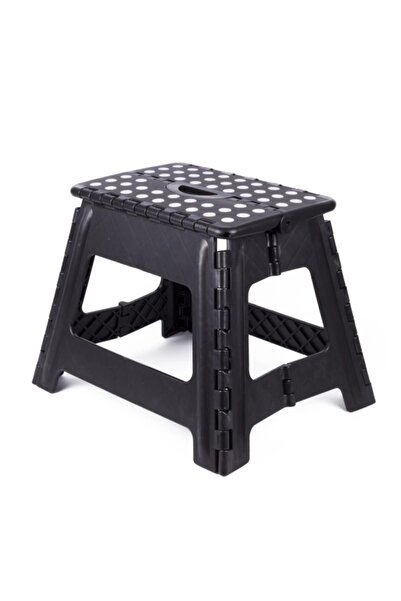 Benson Garden folding chair, made of hard material, resistant up to 150 Kg, Black