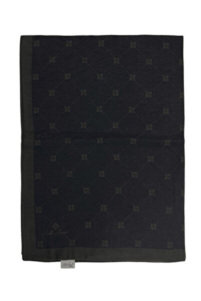 Silk Home Olinda Shawl - 49003 - Navy Blue Anthracite