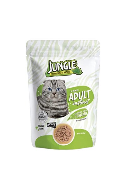 Jungle Jungle Chicken Wet Food for Adult Cats 100g