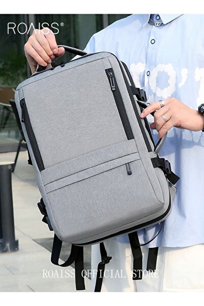 ROAISS Scalable Large Capacity Laptop Backpack Business Backpack College Wate...