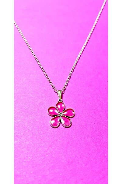 ak-ha takı tasarım 304 L çelik alaşım gold çiçek kolye