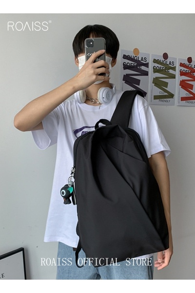 ROAISS حقيبة ظهر متعددة الوظائف للجنسين، حقيبة ظهر كبيرة السعة للرحلات القصير...