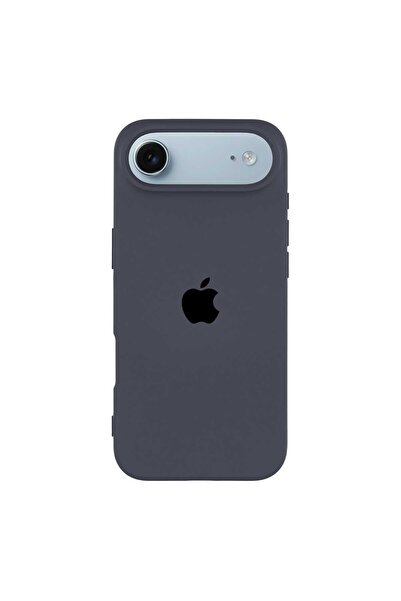 Apple Силиконов калъф за iPhone 17 Air, какаово черно