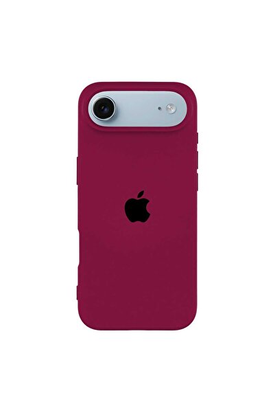 Apple Silicone Case for iPhone 17 Air, Dark Rose
