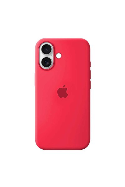 Apple Silicone Case for iPhone 17, Crimson Pulse