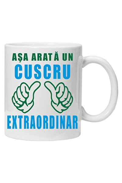 CRD PRINT Cană personalizată „Așa arată un socru extraordinar”, CRD PRINT, 33...