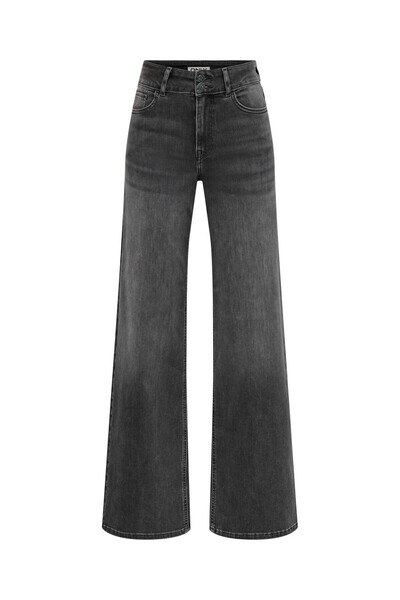 ONLY Onlmadıson Wide Leg Siyah Kadın Jean Pantolon 15367997