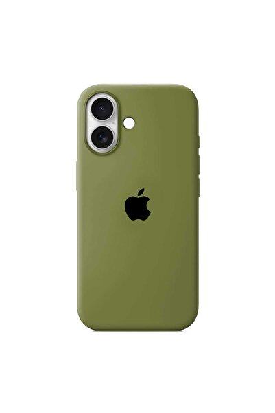 Apple Silicone Case for iPhone 17, Army Green