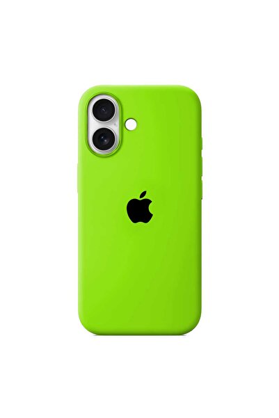 Apple Силиконов калъф за iPhone 17, лудо зелен