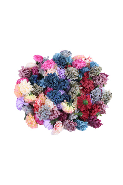 Choice 20 قطعة من الزهور الاصطناعية المختلطة 5/10/20 قطعة برأس 3 سم زهور وهمي...