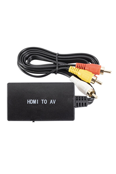 Choice صندوق محول فيديو HDMI إلى AV متوافق مع HDMI إلى RCA AV/CVBS يدعم PAL/N...