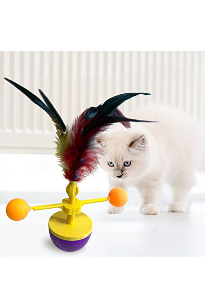 Choice Style 1 Cat Toy Tumbler Fun Teasing Interactive Feather Kitten Toy Scr...