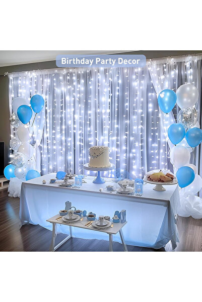 Choice 3 أمتار × 3 أمتار، 300 مصباح LED، قابس الاتحاد الأوروبي، أبيض، عبوة وا...