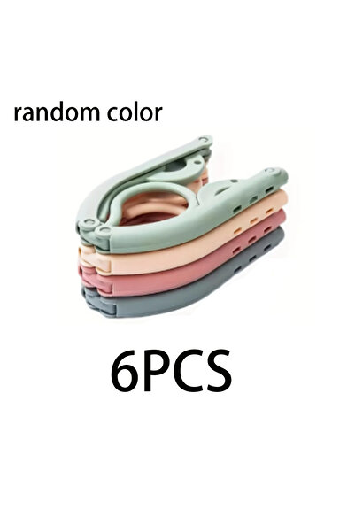 Choice 6 قطع 6/10/12 قطعة من شماعات السفر المحمولة القابلة للطي لتوفير المساح...