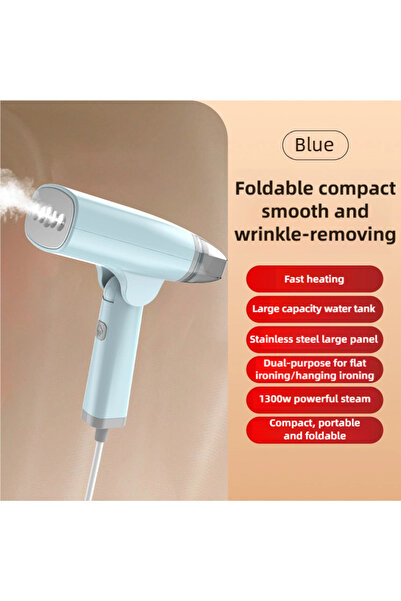 Choice1 ماكينة كي يدوية زرقاء من الاتحاد الأوروبي بقوة 1300 وات سريعة التسخين...