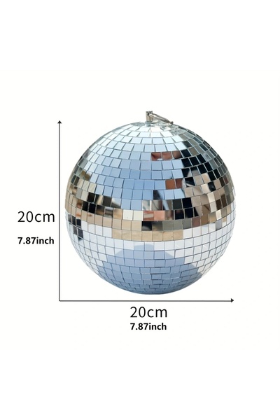Choice None 20cm Glass Rotating Mirror Ball Disco Ball Mirror Ball Dj Lightin...