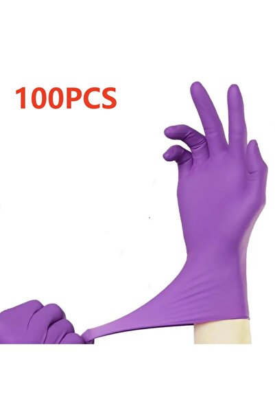 Choice قفازات النتريل الأرجوانية S 100 قطعة 20/50/100 قطعة قفازات النتريل الأ...