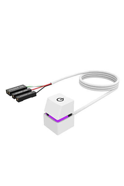 Choice شريط إضاءة LED RGB أبيض بطول 1.8 متر مع كابل مفتاح الطاقة وملحق الكمبي...