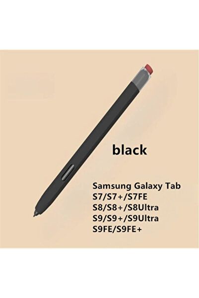 Choice حافظة قلم رصاص من السيليكون باللون الأسود لجهاز Tab S6 Lite S7...