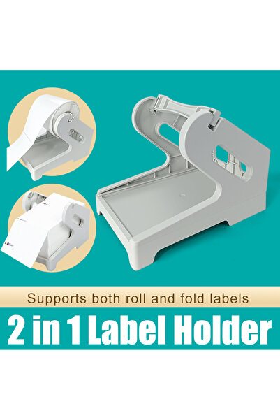 Choice Label Holder for 4x6 Shipping Labels Printer Rolls and Fanfold Labels 2 in 1 Work for Desktop The...