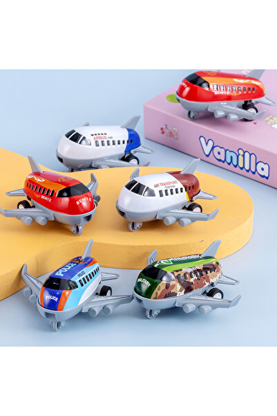 choice2 12 قطعة، 6/12/24 قطعة، لعبة طائرة محاكاة للأطفال تعمل بالسحب للخلف، م...