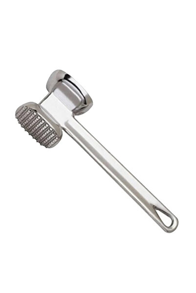 Choice1 مطرقة لحم فضية من الفولاذ المقاوم للصدأ، أداة لتطرية اللحوم على الوجه...