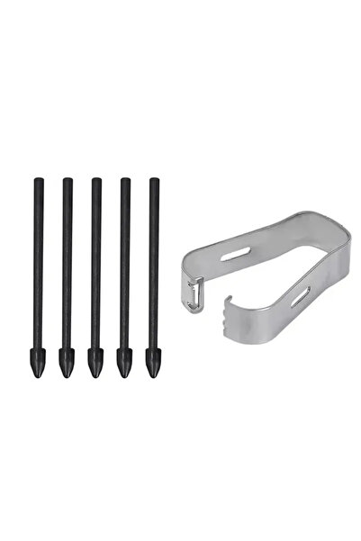 Choice 5 قطع من رؤوس قلم اللمس S Pen باللون الأسود مع مشبك لجهاز S24 S24Ultra...