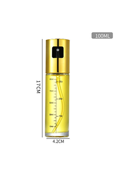 Choice5 Gold-1pc Glass Spray Bottle Kitchen Tool Spray Oiler Seasoning Condim...