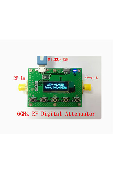 Choice Digital Attenuator 6GHz RF Programmable Module 30DB Stepping 0.25DB
