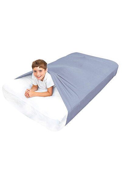 Choice ملاءات ضغط مزدوجة رمادية فاتحة للأطفال المصابين بالتوحد، ناعمة على البشرة ومرنة، بطانية مرجحة من Alterna