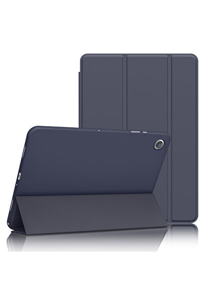 Choice for Tab A9 plus 11in Dark Blue Soft PU Case For Tab A9 Plus 11 Inch Ta...
