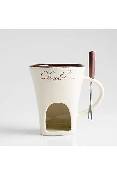 Choice <200 مل أواني فوندو بيضاء مجموعة أكواب فوندو شخصية صغيرة الحجم مع مجموعة صانع فوندو للآيس كريم والجبن والشوكولاتة