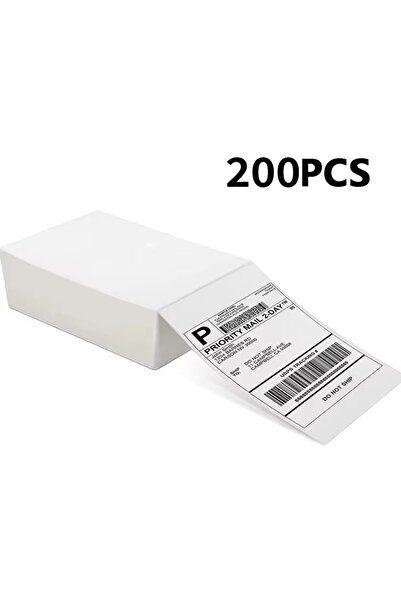 Choice 200 قطعة من ورق الملصقات الحرارية مقاس 4 × 6 بوصة 100 × 150 مم 100/500 قطعة لملصقات الشحن الحرارية DHL UPS Expre