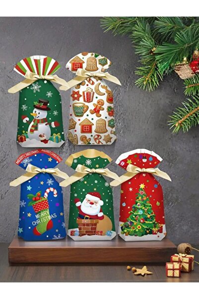 Choice1 15x23cm Other 5PCS 5PCS/10PCS Christmas Cartoon Candy Gift Packaging ...