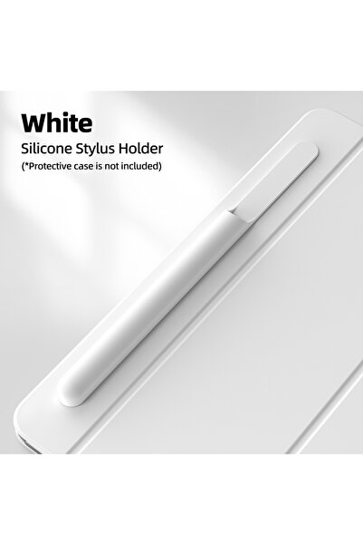 GOOJODOQ حافظة قلم رصاص 2 1 للوحة المفاتيح السحرية، حامل قلم لاصق لجهاز iPad، حافظة مغناطيسية قابلة للغسل.