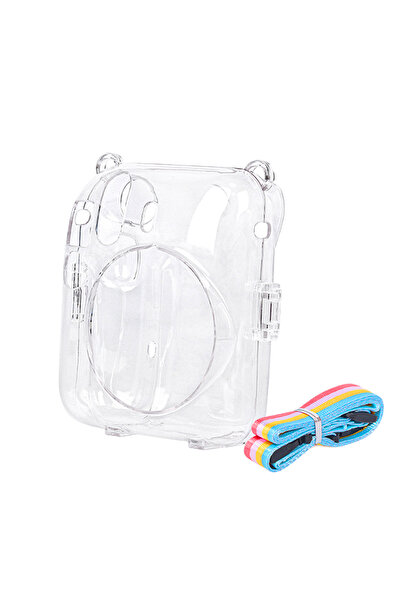 Alloet حقيبة تخزين صغيرة للكاميرا مع غطاء شفاف وحزام كتف وصندوق تخزين لكاميرا...