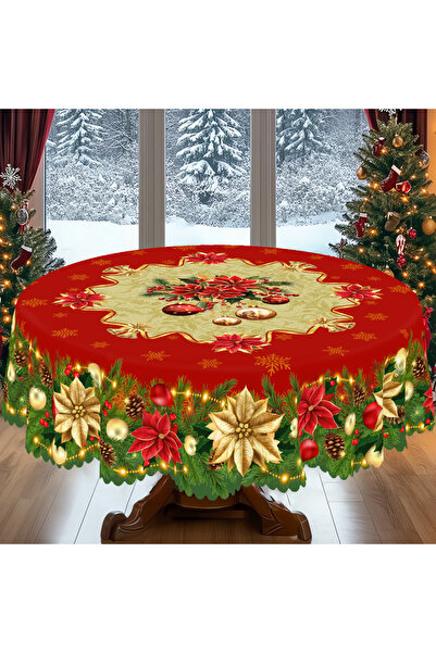 Choice مفرش طاولة دائري (152 سم) S601، قطعة واحدة، بتصميم مستدير ومستطيل، متوفر بأشكال متنوعة.