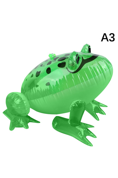 Choice لعبة حيوان الغابة المتوهجة القابلة للنفخ على شكل ضفدع أخضر نطاط A3 هدي...
