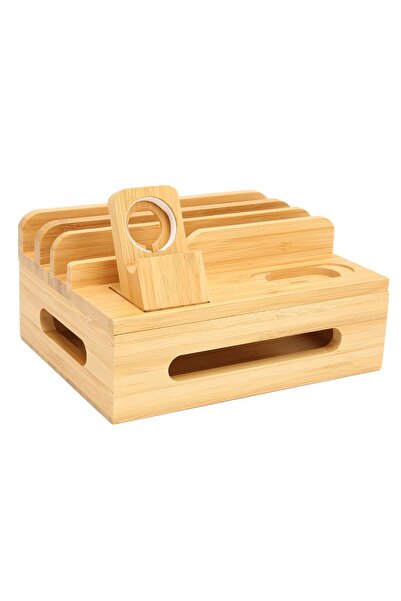 Choice محطة شحن متعددة الأجهزة من بامبو ، حامل شحن متعدد الأجهزة من بامبو ...