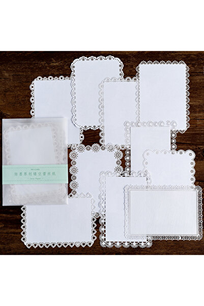 Choice ب 10 قطع من الدانتيل المقطوع الإبداعي DIY ديكور سكرابوكينغ الكولاج الج...